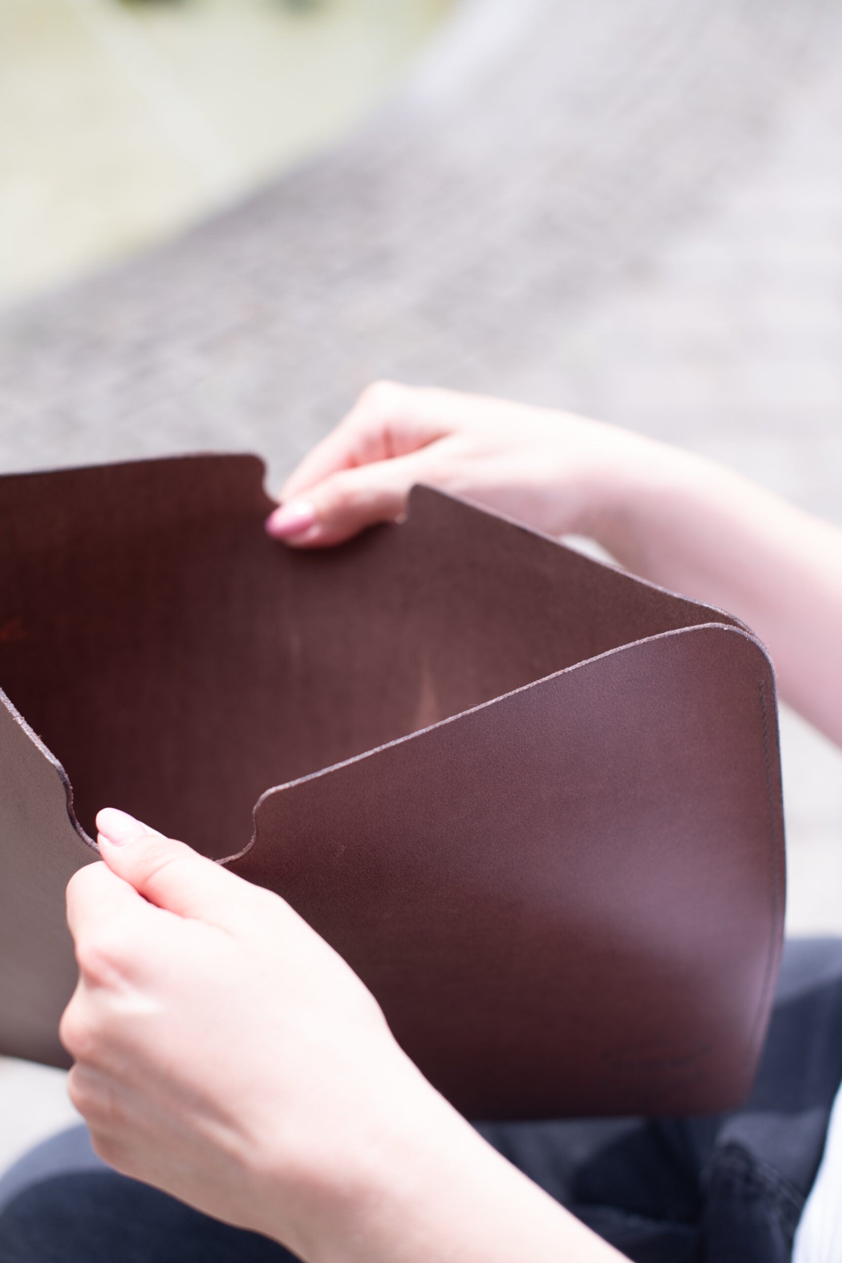 Leather Case for MacBook 16" Pro - Dark Brown-7