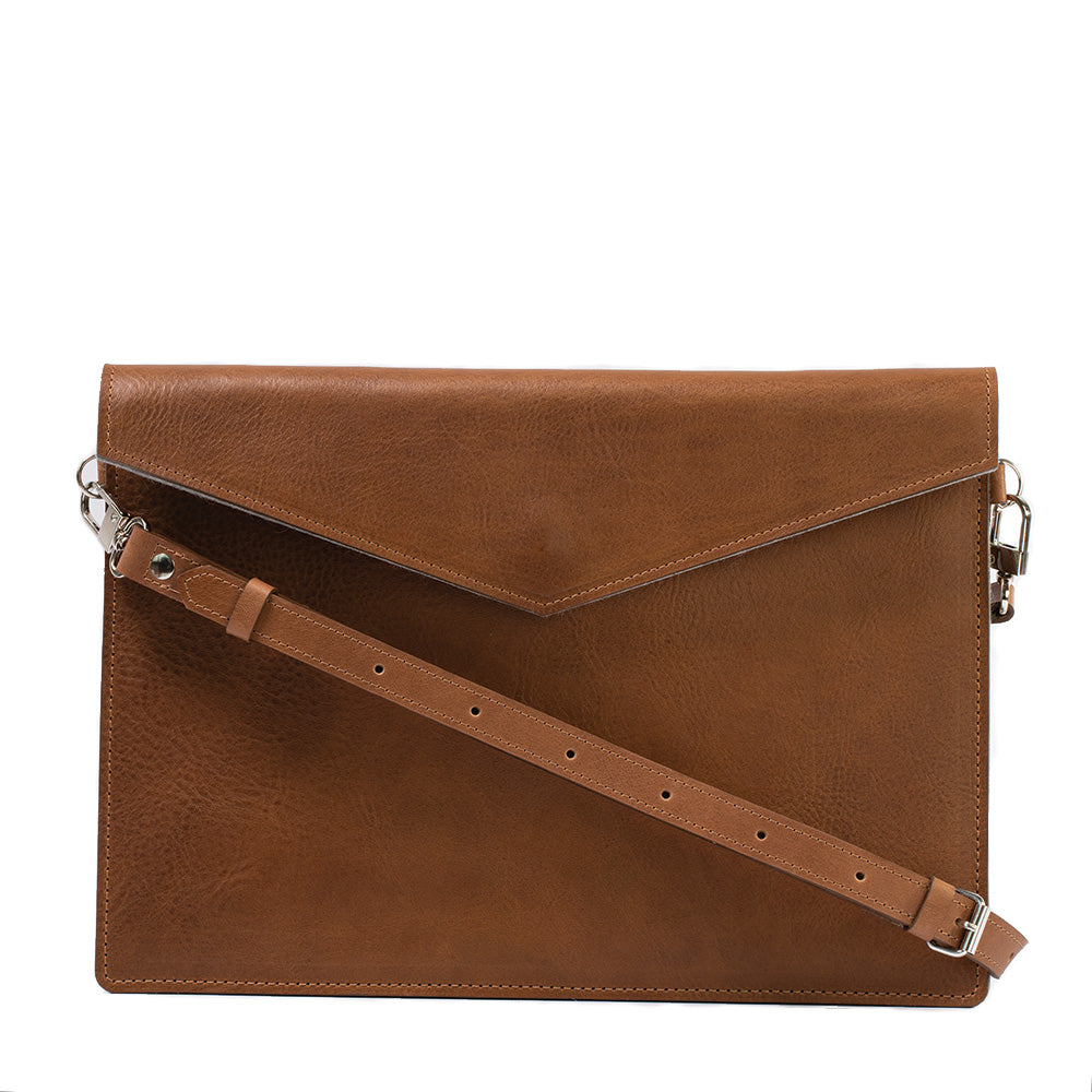 Leather MacBook Bag with Adjustable Strap-6